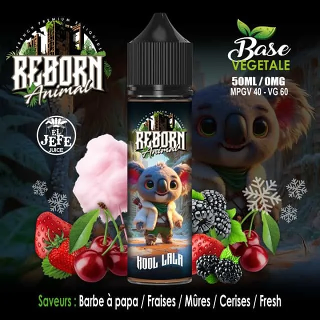 Reborn - Kool Lala Fresh 0mg 50ml - El Jefe Juice